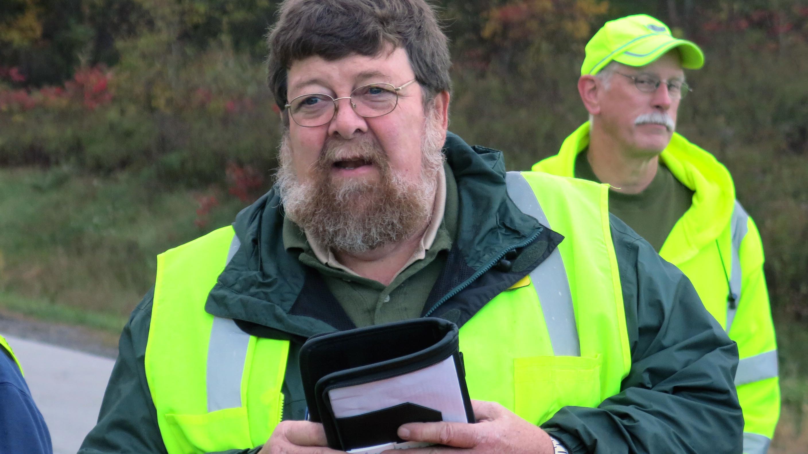 Brian Davis gave a detailed safety briefing